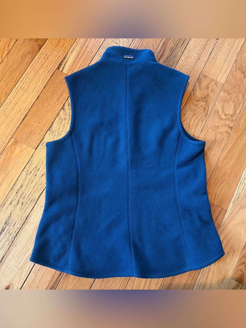 Patagonia Synchilla Fleece Vest Blue Women’s Size M Gorpcore Hike Made in USA - Picture 4 of 10